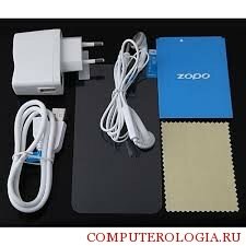 Комплектация телефона Zopo ZP998