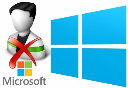 Как удалить аккаунт Mirosoft в Windows 8.1?