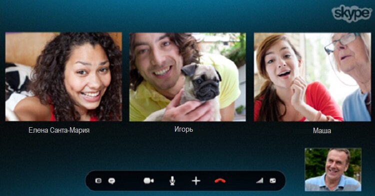 видеоразговор в Skype